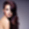 Female model with long brown hair
