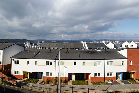 Housing estate in Cardiff