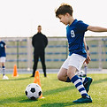 サッカーの練習