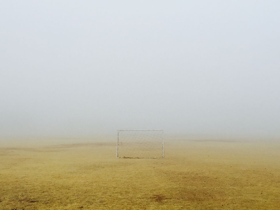 Foggy Soccer Field