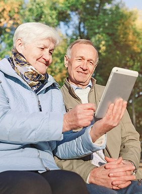 Elderly couple