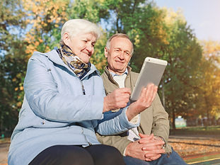 Elderly couple