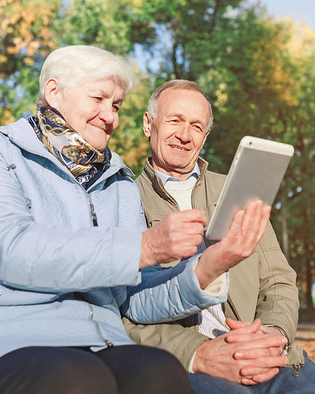 Elderly couple