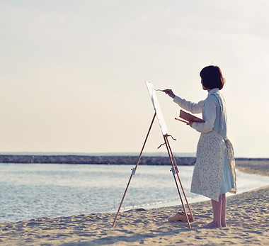 Peinture de plage