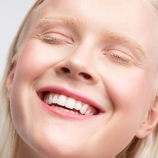 Smiling Woman Close-Up