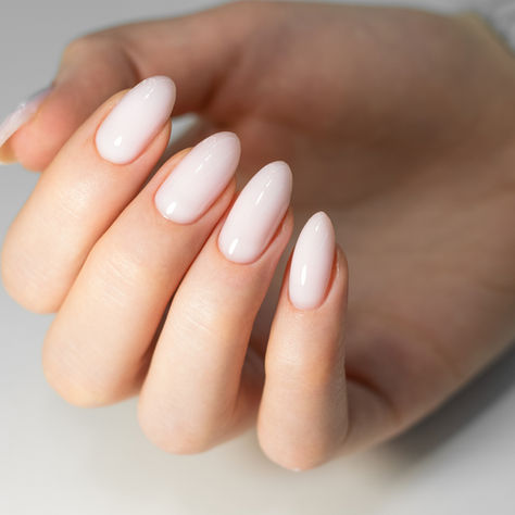 Almond nails on hand