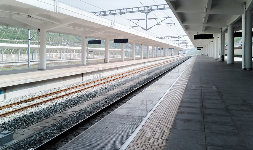 Empty Train Station