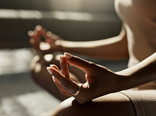 Healthy lifestyle supporting gut health and mental wellness through stress management and balanced eating