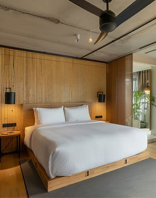 Interior de dormitorio moderno