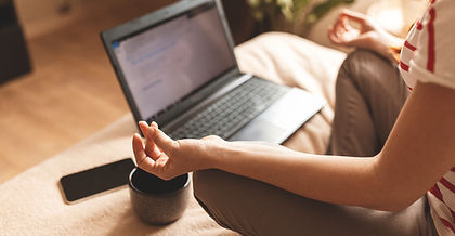 노트북으로 명상하기