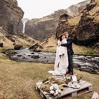 Mariage en plein air dans la nature