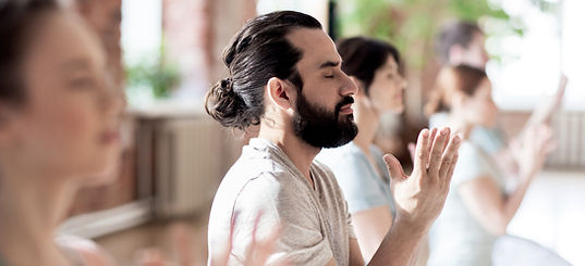 Gruppe meditationspraksis