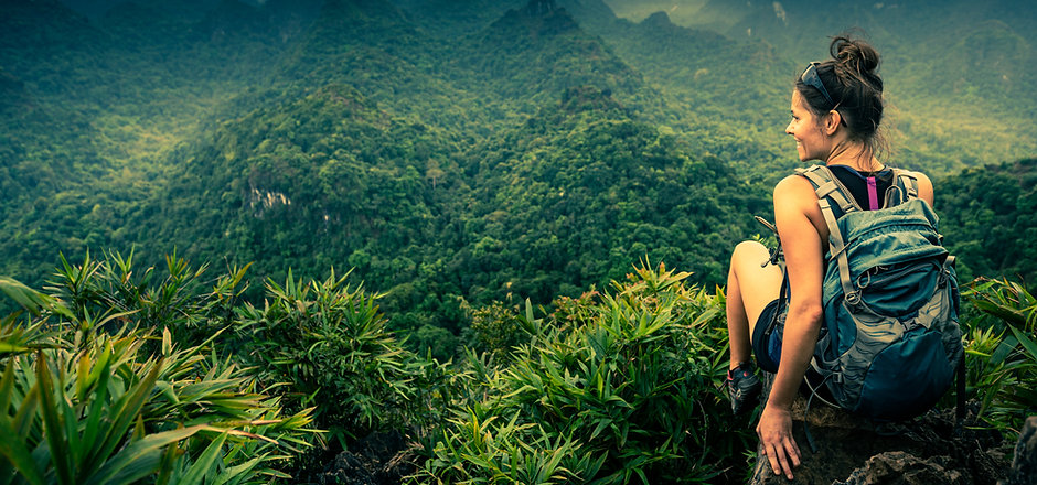 Vue sur la montagne de la jungle