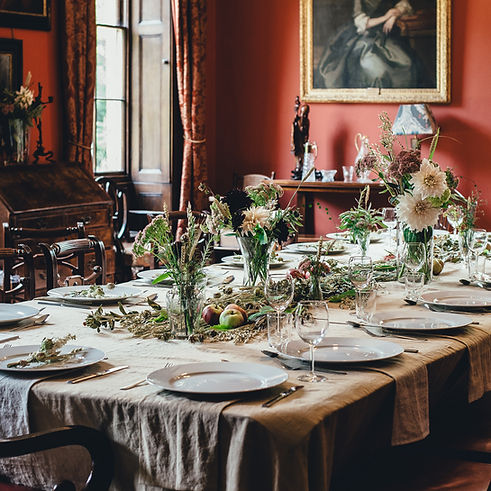 Decorated Dinner Table