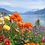 Thumbnail: Fleurs au bord d'un lac