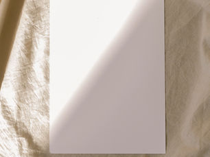 Blank sheet of paper.