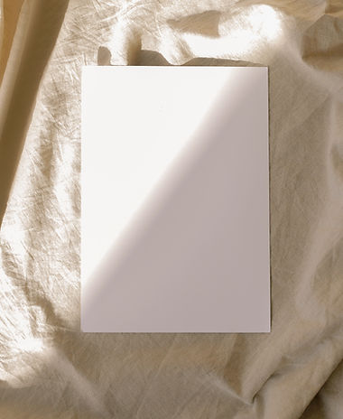Feuille de papier vierge