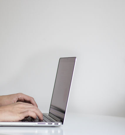Laptop Typing