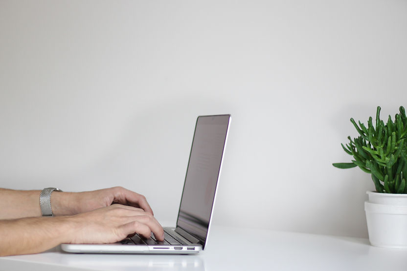 Laptop Typing