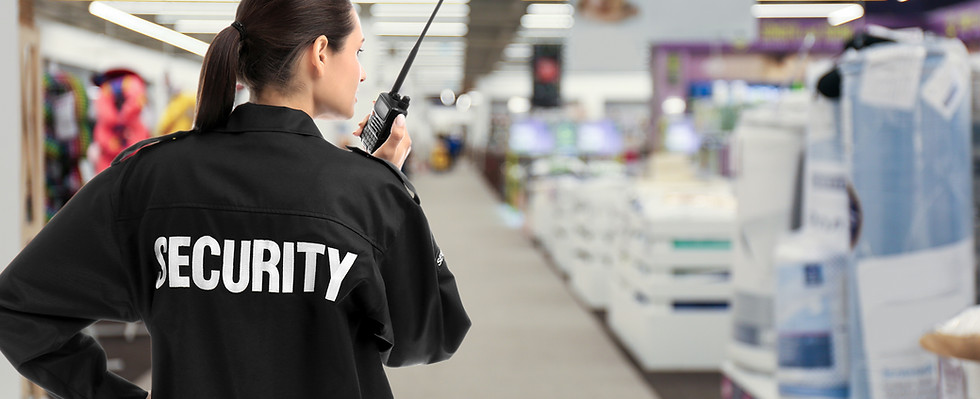 Security Guard in Uniform