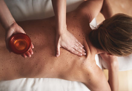 Relaxing back massage