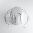 White Control Knob