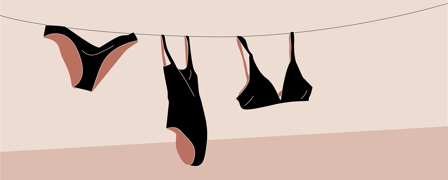 Swimsuits Hanging
