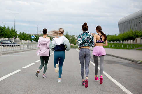 Women Jogging Outdoors