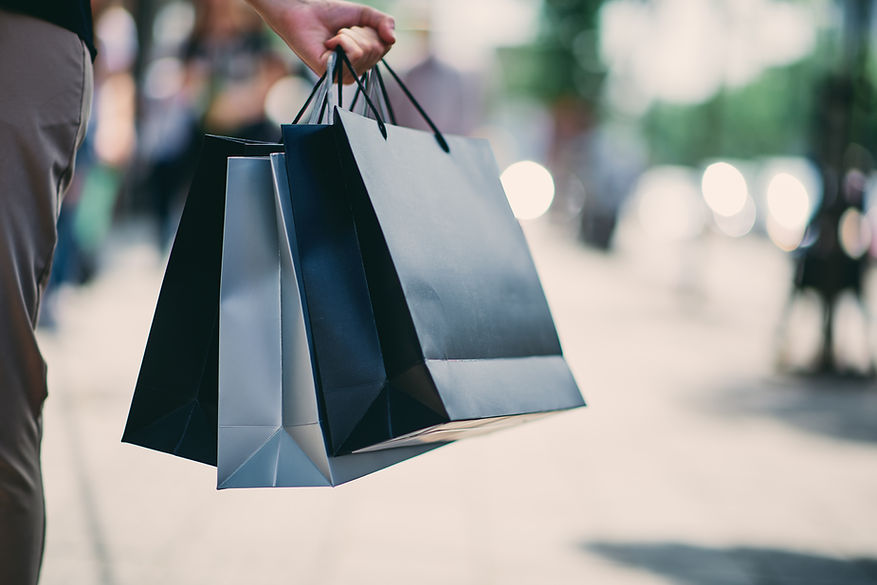 Shopping Bags Outdoors