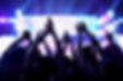 21 May 2013, Audience watching a rock show, hands in the air, rear view, stage lights