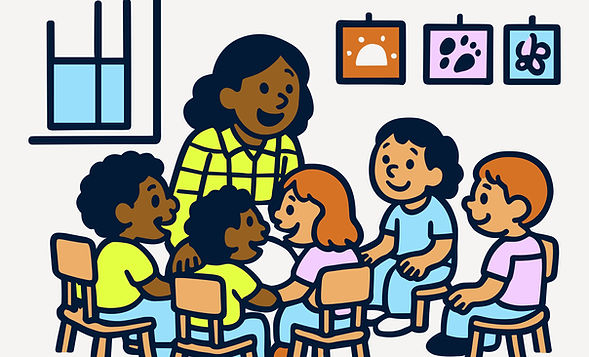 Teacher with Children