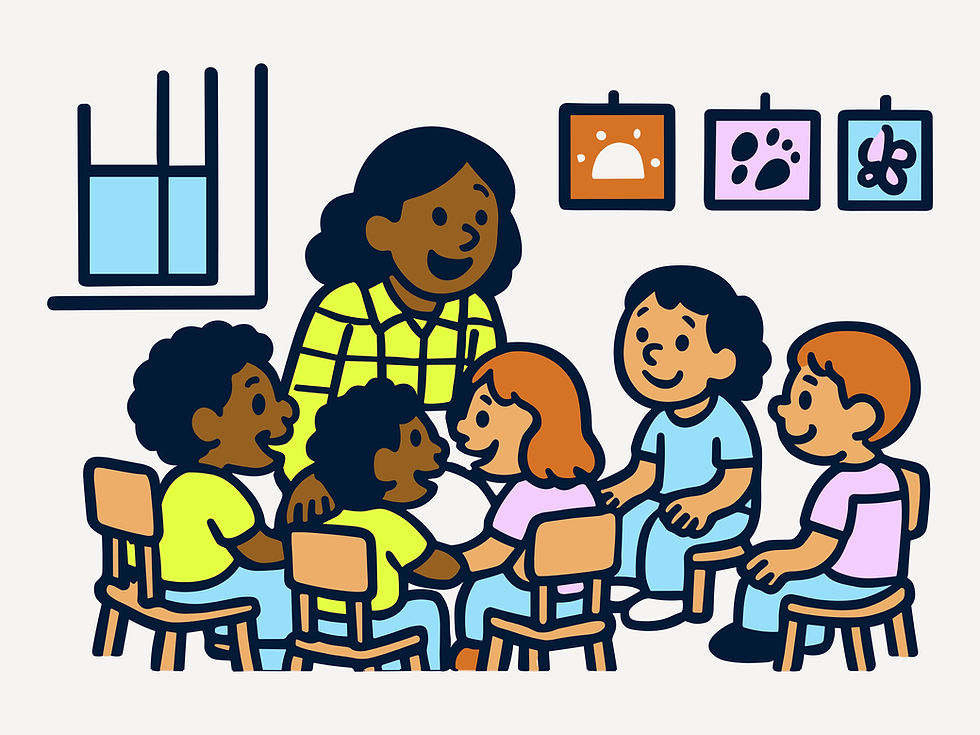 Teacher with Children