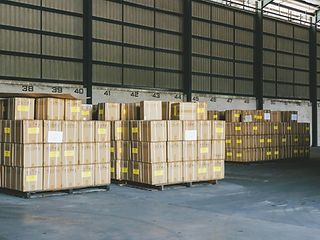 Warehouse With Boxes