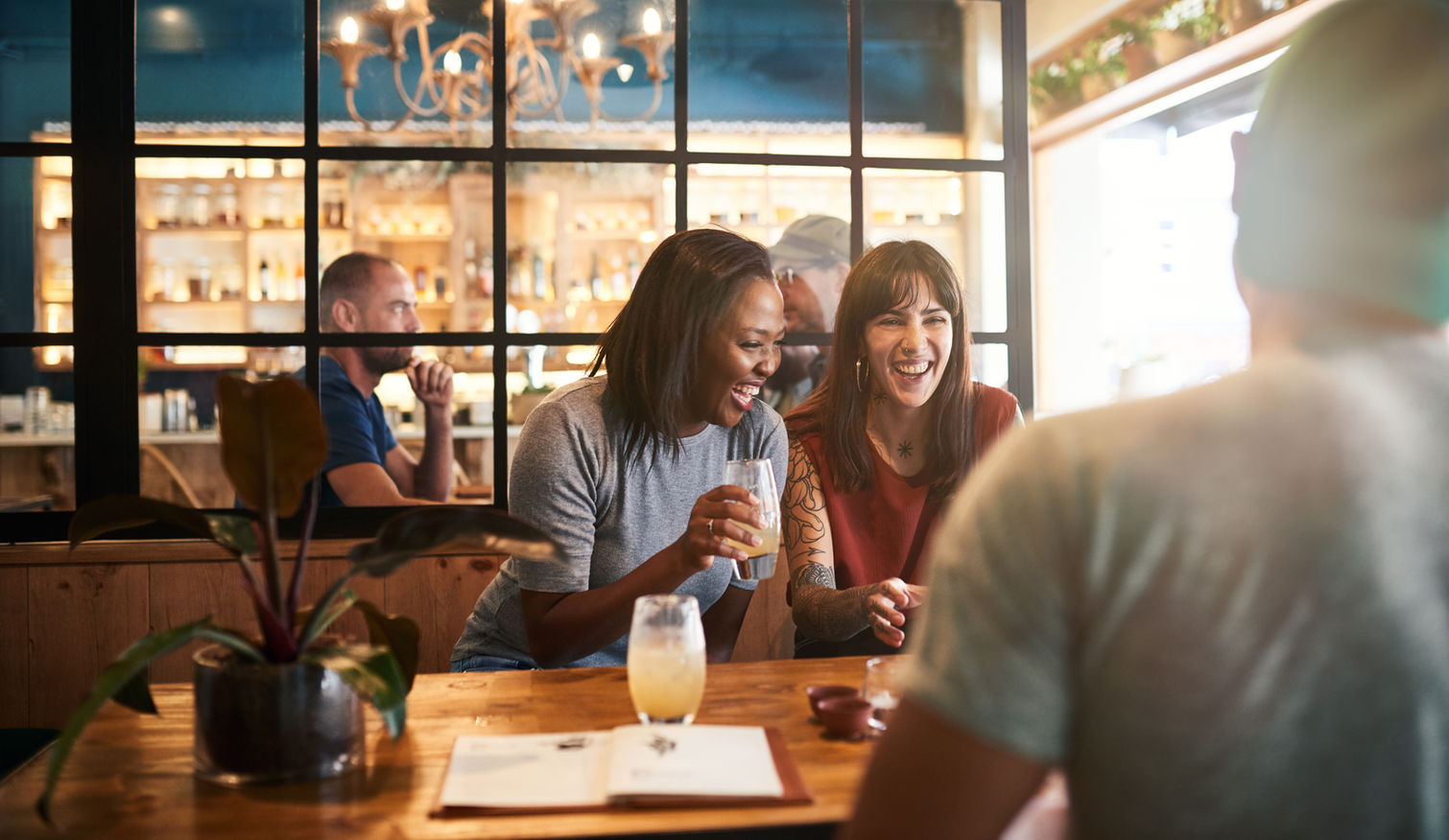 Laughing Friends