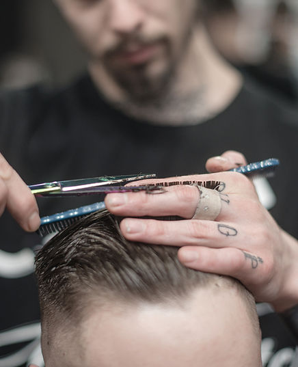 Barber at Work