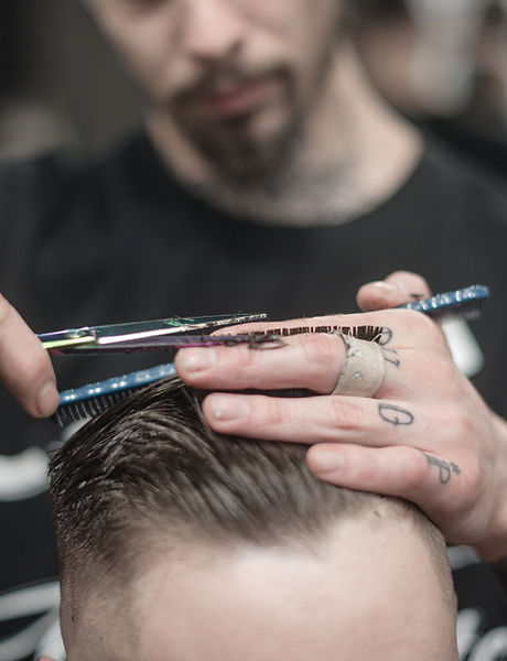 Barber at Work