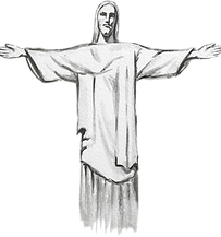 Jesus Statue Drawing