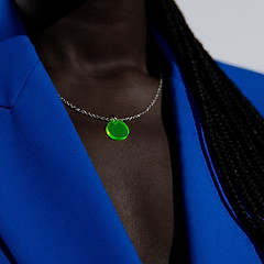 Green Necklace Pendant
