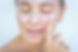 Applying Face Cream
