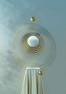 Abstract Metallic Display