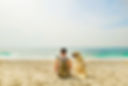 At Beach With Dog