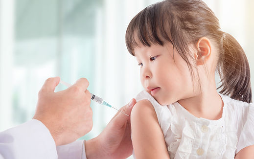 Kid Getting Vaccinated