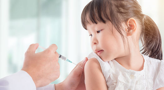 Kid Getting Vaccinated