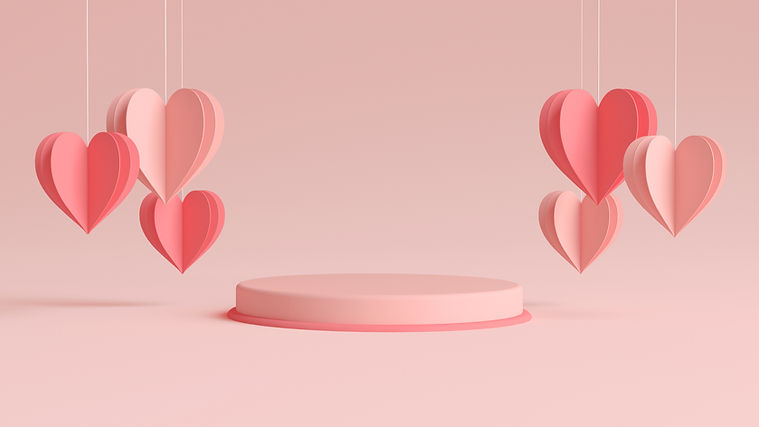 Pink Heart Display