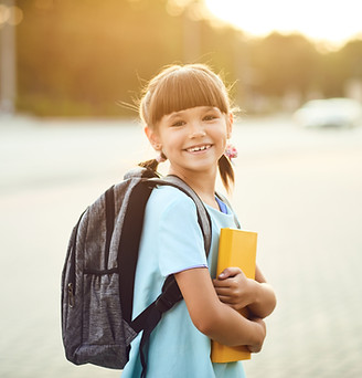 Smiling School Girl