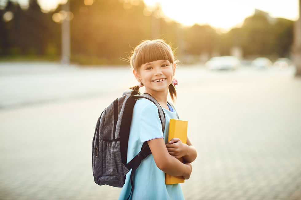 Smiling School Girl