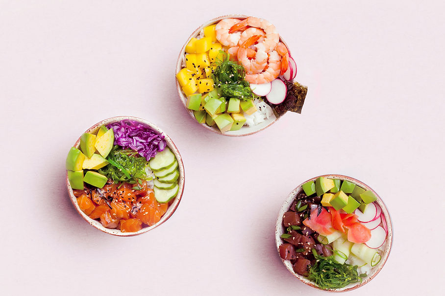 Hawaiian Poke Bowls