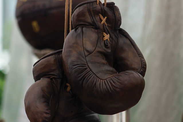 Gants de boxe en cuir