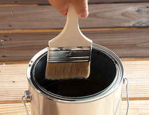 paint bucket with brush