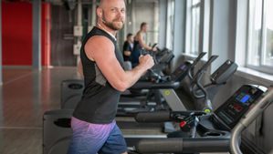 Midlife Man Exercising 